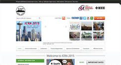 Desktop Screenshot of icra2015.org
