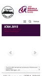Mobile Screenshot of icra2015.org